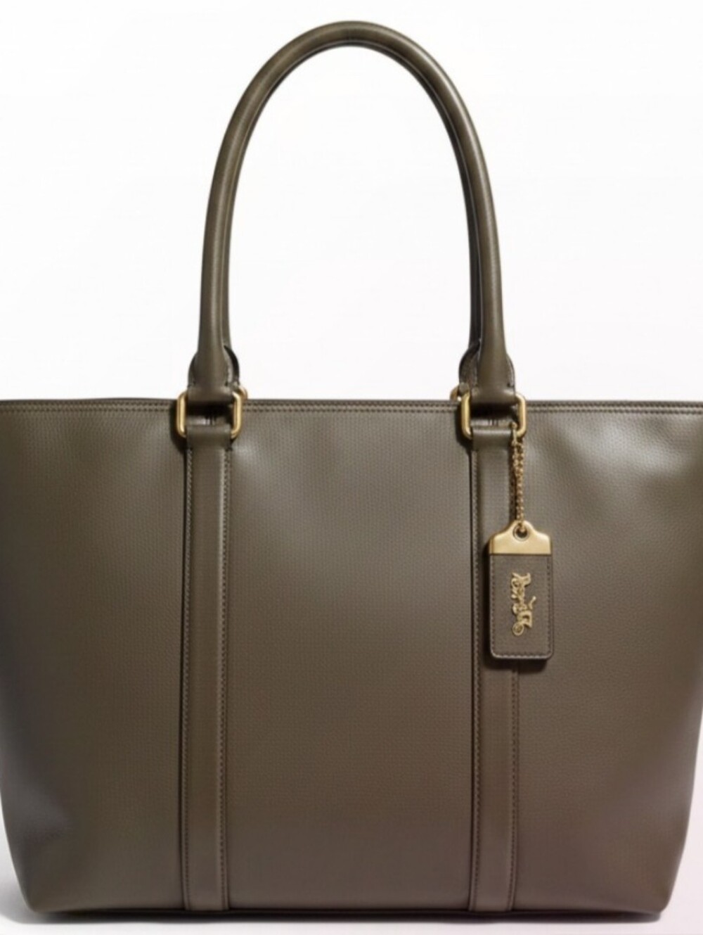 Coach 1941 Metropolitan Tote Army Green Glovetanned Leather Laptop 55564